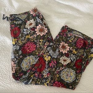 LOFT Floral Palazzo Pant